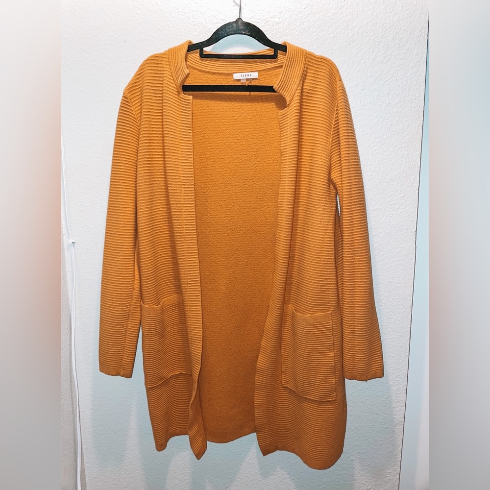 Sioni Yellow Cardigan